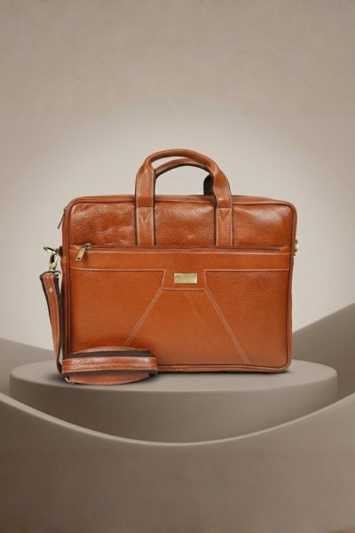 The Stratford Leather stich Briefcase