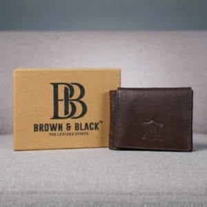 Executive Leather Wallet with Flip Flap
