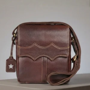 Royal Stitch Leather Messenger