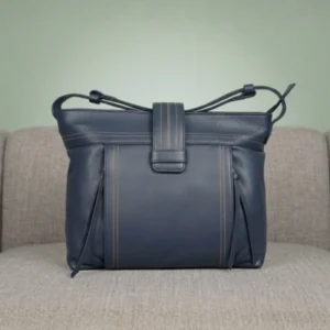 Midnight Leather Shoulder Bag