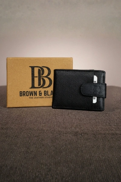 Classic Leather Snap Wallet