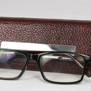 Eyeglasses with Premium Brown Protective Case